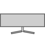 1 × 49" Curved Monitor