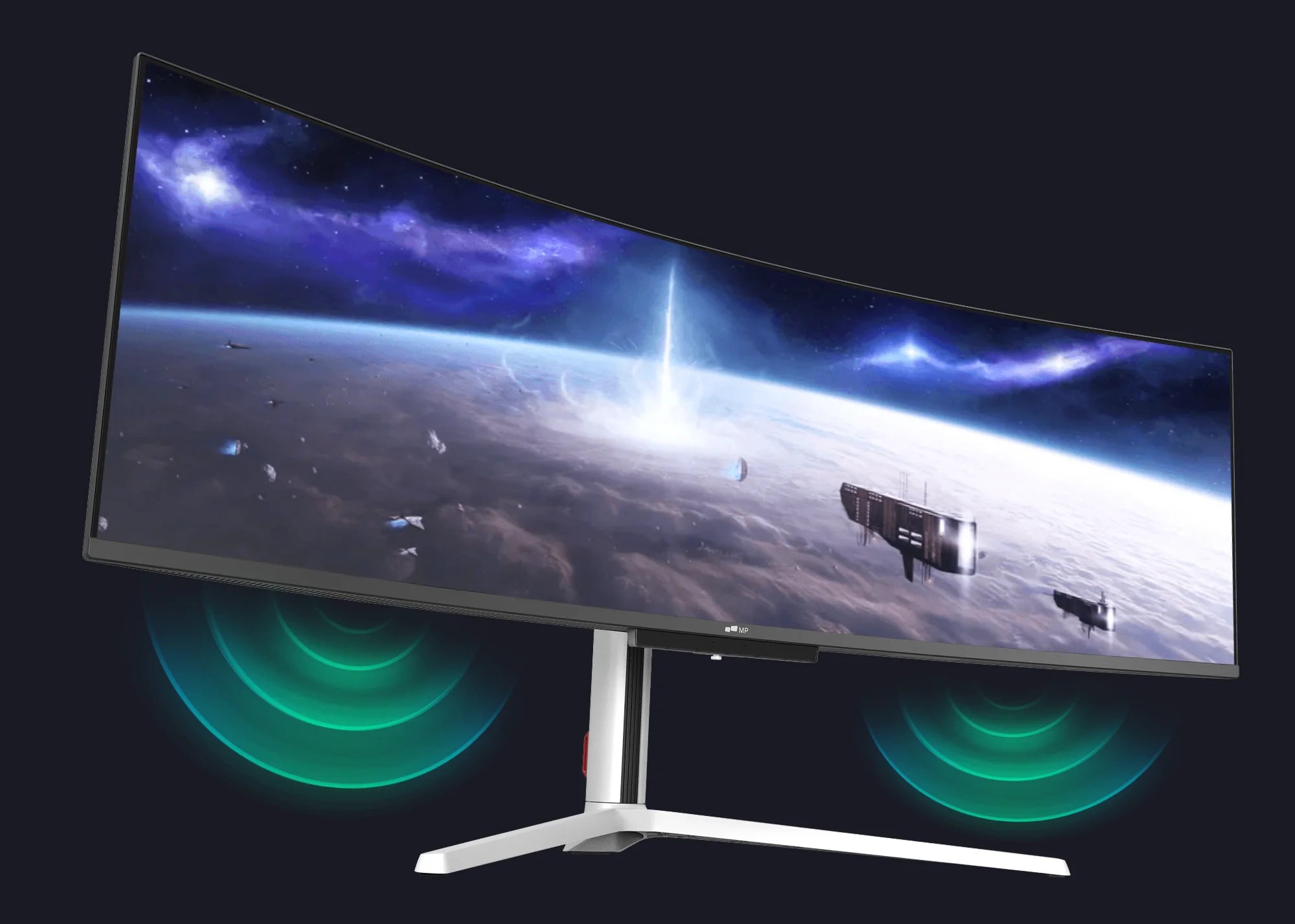 MP 49 Inch Curved Gaming Monitor Built-in 2.1-channel Speakers