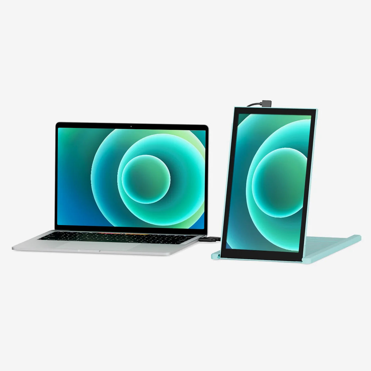 Green Mobile Pixels Duex Lite external monitor for laptop