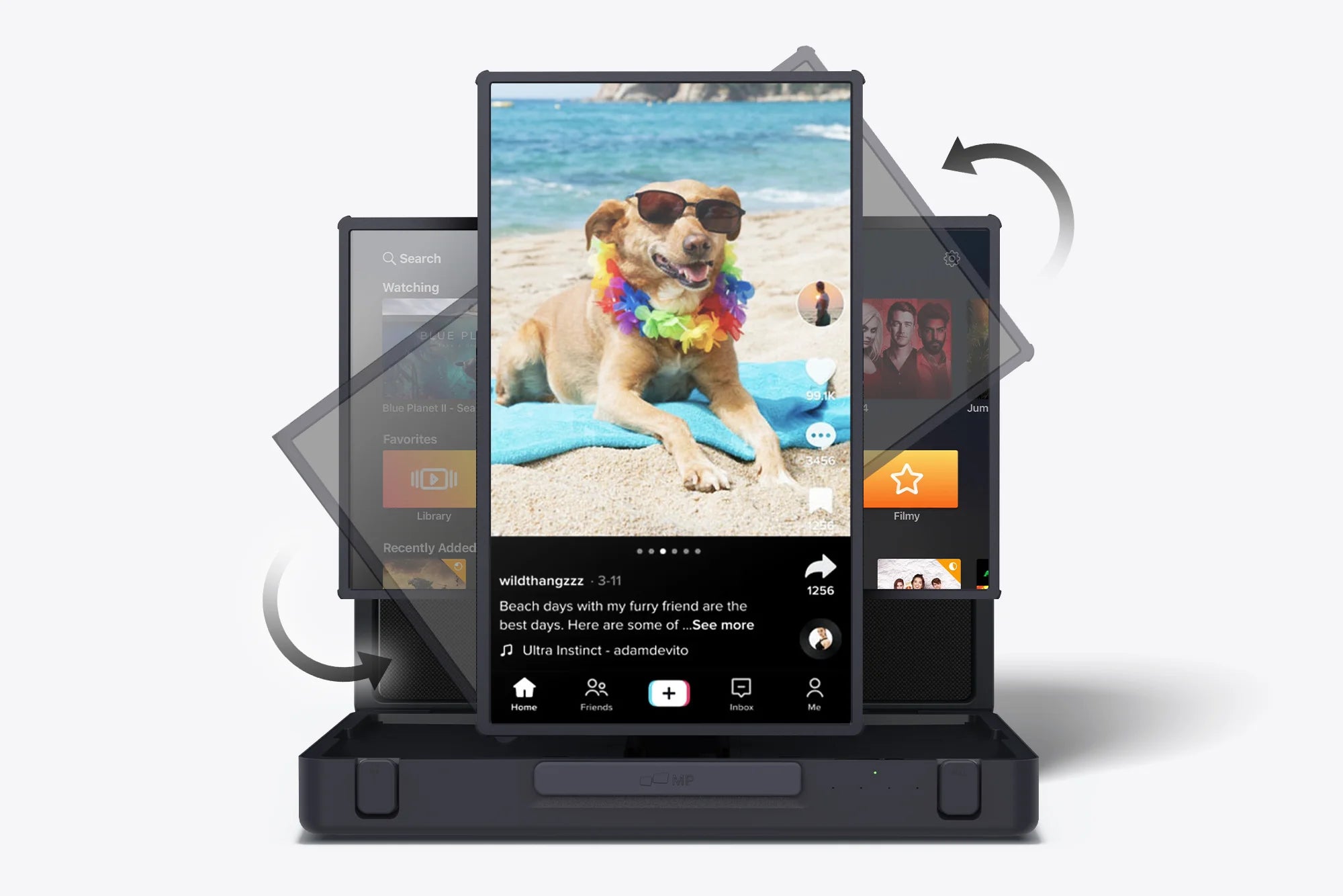 pixcase rotates 90 degrees for social media