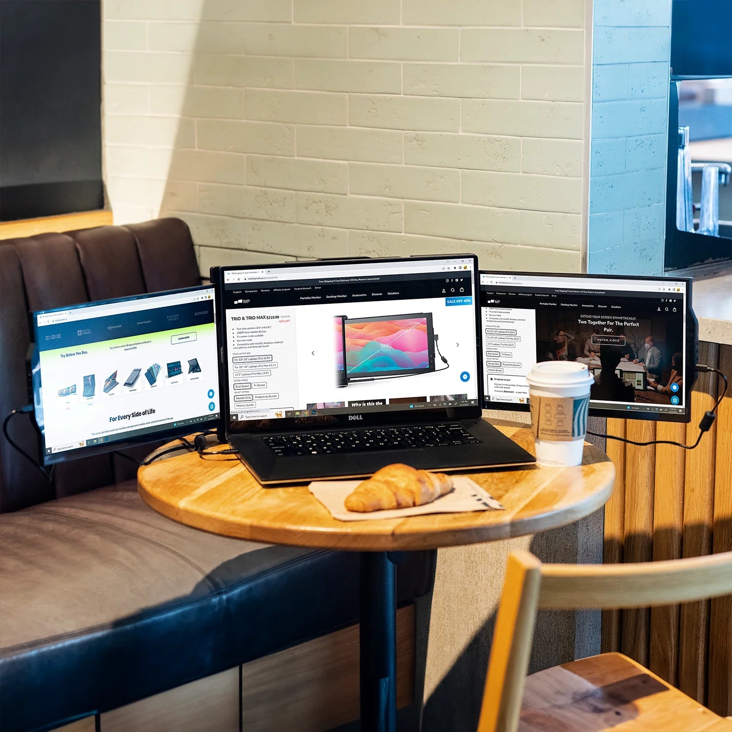 Trio & Trio Max: Upgraded triple-screen laptop monitors by Mobile Pixels  Inc — Kickstarter